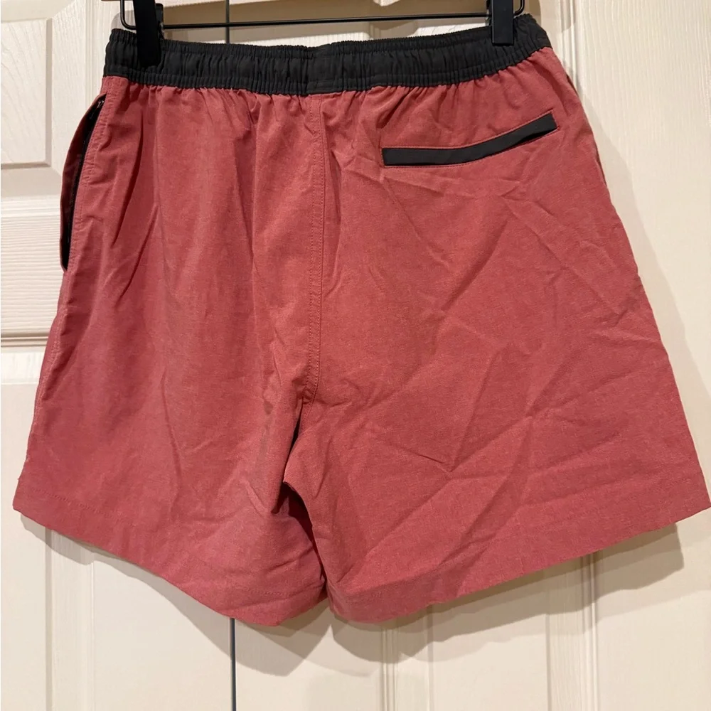 NWOT‎ CHUBBIES Men’s Medium 5.5” The Hot Links Red Black Drawstring Shorts